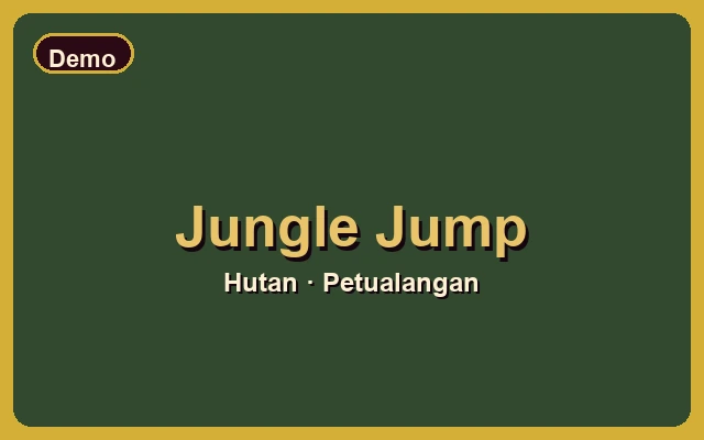 Jungle Jump — Game Demo lewat HP Wismabet tema hutan