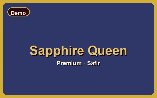 Sapphire Queen — pilihan slot cuan hari ini premium Wismabet